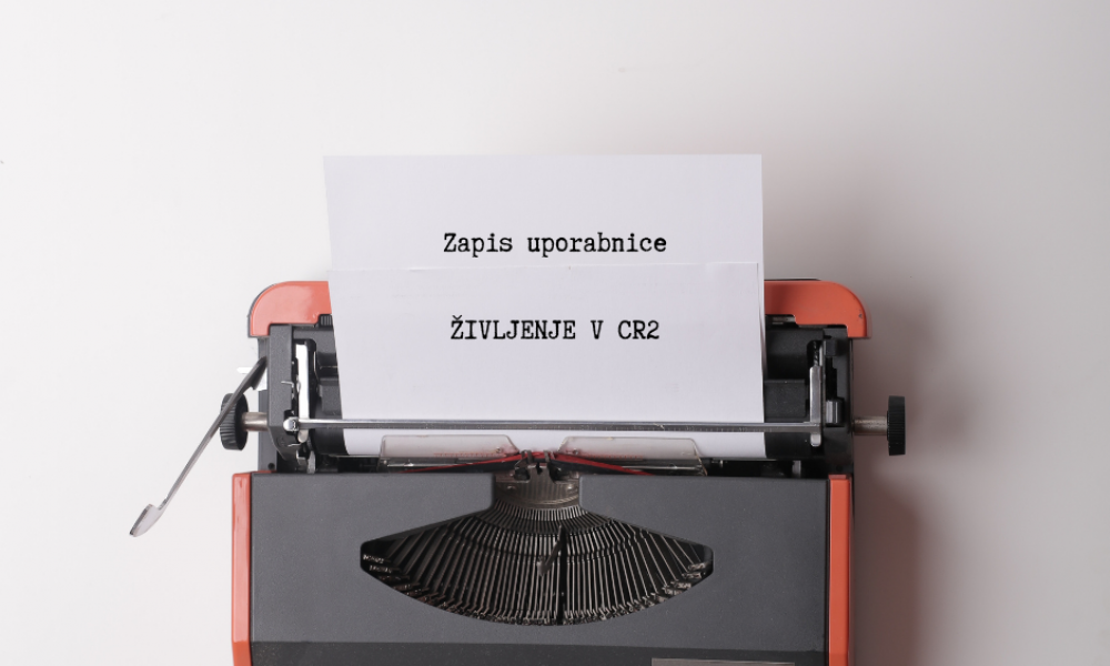 Zapis uporabnice: ŽIVLJENJE V CR2