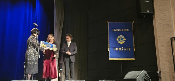 Glasbena predstava Piaf, Edith Piaf in donacija Lions kluba Domžale