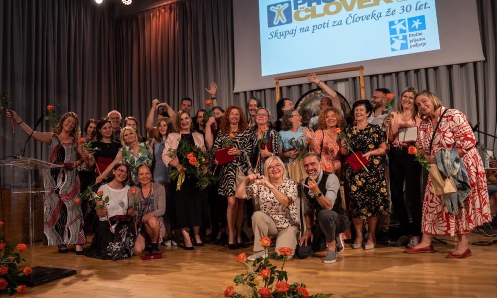 Sporočilo za javnost: praznovali smo 30 let Društva projekt Človek