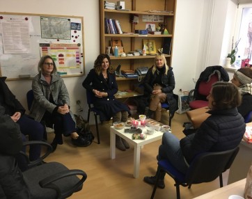 Obiskovalke iz Centra za socialno delo Ruše.