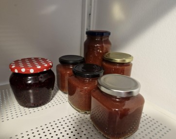 Mešana in robidina marmelada